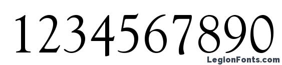 GoudyStd Font, Number Fonts