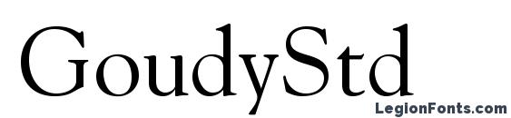 GoudyStd font, free GoudyStd font, preview GoudyStd font