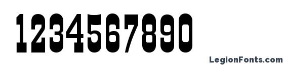 Gradc Font, Number Fonts