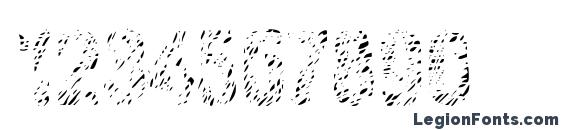 Graffiti4c Font, Number Fonts
