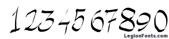 Grafia Font, Number Fonts