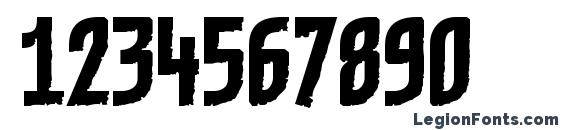 Grafilone LL Bold Font, Number Fonts