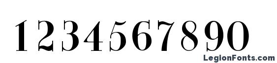 GrailNewCondensed Regular Font, Number Fonts