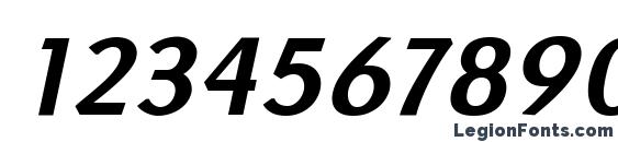 Granada BoldItalic Font, Number Fonts