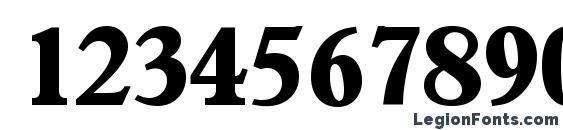 GranadaSerial Heavy Regular Font, Number Fonts