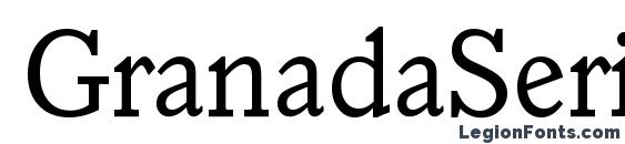 GranadaSerial Light Regular Font