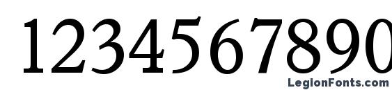 GranadaSerial Regular Font, Number Fonts