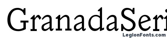GranadaSerial Xlight Regular font, free GranadaSerial Xlight Regular font, preview GranadaSerial Xlight Regular font