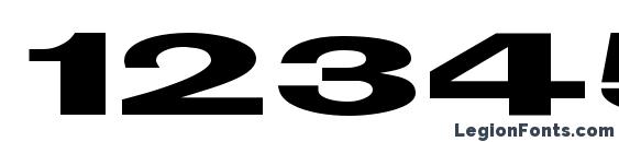 Granbrook Heavy Font, Number Fonts