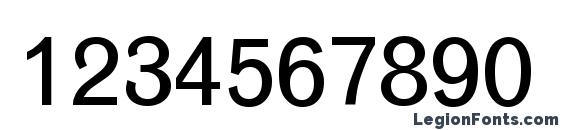 Granbrook Regular Font, Number Fonts