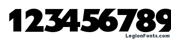 Grandeur Regular Font, Number Fonts