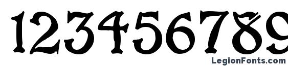 Grange MF Font, Number Fonts