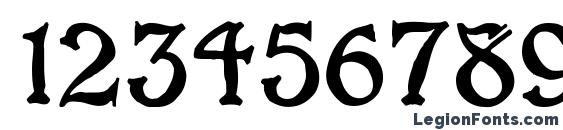 Grange Font, Number Fonts