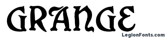 Grange font, free Grange font, preview Grange font
