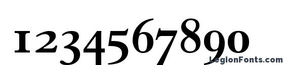 Granjon Bold Old Style Figures Font, Number Fonts