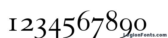 Granjon Small Caps & Old Style Figures Font, Number Fonts