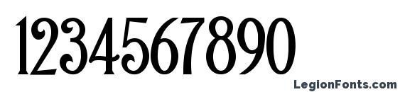 Шрифт GrantAntiqueC Medium, Шрифты для цифр и чисел