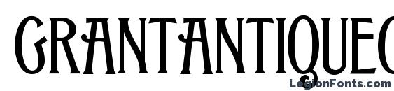 GrantAntiqueC Medium font, free GrantAntiqueC Medium font, preview GrantAntiqueC Medium font