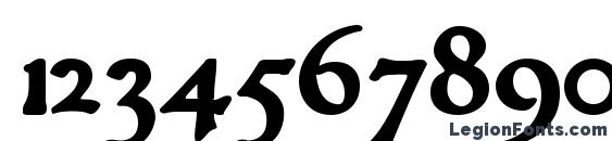 Grantham Bold Font, Number Fonts