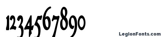 GranthamCondensed Bold Font, Number Fonts