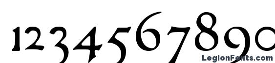 GranthamLight Font, Number Fonts