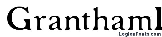 GranthamLight Font, Cool Fonts