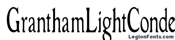 GranthamLightCondensed Font