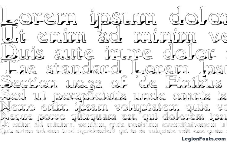 specimens GranthamShadow font, sample GranthamShadow font, an example of writing GranthamShadow font, review GranthamShadow font, preview GranthamShadow font, GranthamShadow font