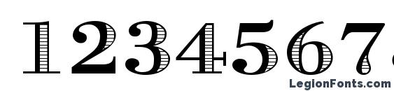 Graphis Font, Number Fonts
