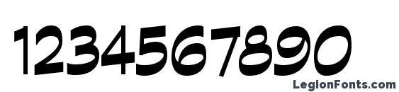 GraphiteStd BoldNarrow Font, Number Fonts