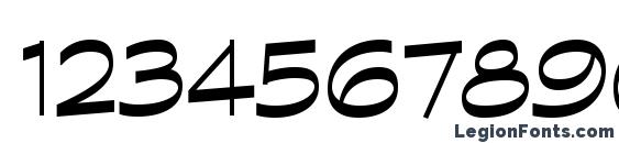 GraphiteStd Regular Font, Number Fonts