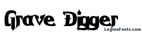 Grave Digger font, free Grave Digger font, preview Grave Digger font