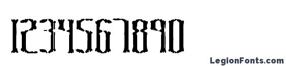 Graveyard BRK Font, Number Fonts