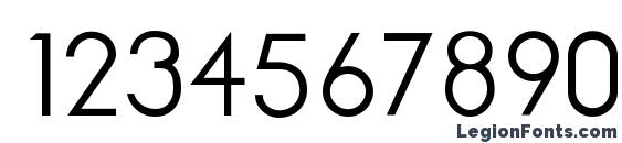 GRAVO Font, Number Fonts