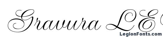 Шрифт Gravura LET Plain.1.0, Красивые шрифты