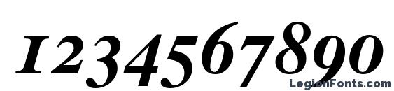 Greco OldStyle SSi Bold Font, Number Fonts