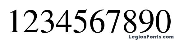 Greco SSi Roman Font, Number Fonts
