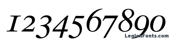 Greco Ten OldStyle SSi Normal Font, Number Fonts