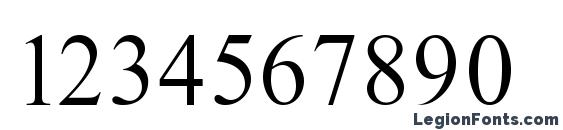 Greco Font, Number Fonts