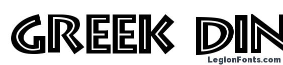 Шрифт Greek Diner Inline TT, Симпатичные шрифты