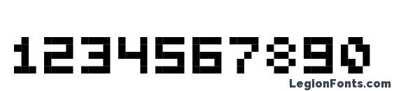 GreekBearTinyE Font, Number Fonts