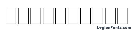 GreekMathSymbols Font, Number Fonts