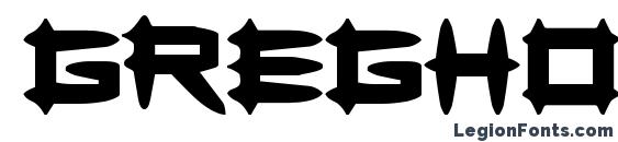 шрифт Greghor II, бесплатный шрифт Greghor II, предварительный просмотр шрифта Greghor II