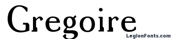 Gregoire font, free Gregoire font, preview Gregoire font