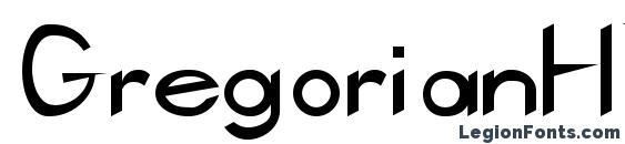 шрифт GregorianHT Normal, бесплатный шрифт GregorianHT Normal, предварительный просмотр шрифта GregorianHT Normal