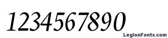 GretaDisNarProLigIta Font, Number Fonts