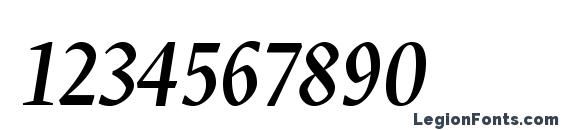GretaDisNarProRegIta Font, Number Fonts