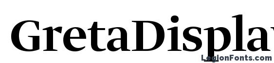 GretaDisplayPro Medium font, free GretaDisplayPro Medium font, preview GretaDisplayPro Medium font