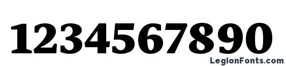 GretaTextPro Bold Font, Number Fonts