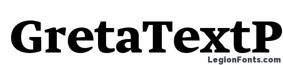 GretaTextPro Bold font, free GretaTextPro Bold font, preview GretaTextPro Bold font